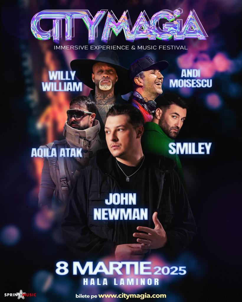Smiley și John Newman, pe aceeași scenă, la București